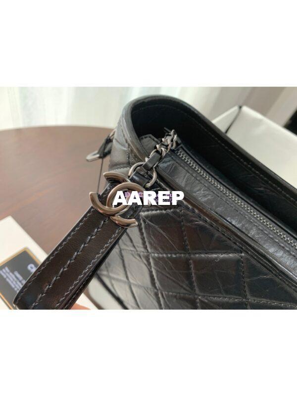 Replica Chanel Gabrielle Hobo Bag So Black A91810 9