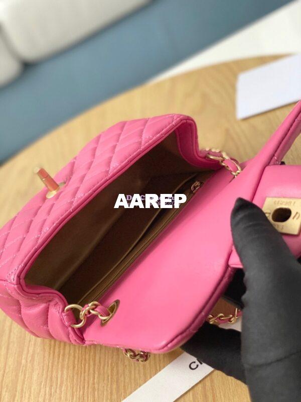 Replica Chanel Lambskin Flap Bag AS1786 Pink 9