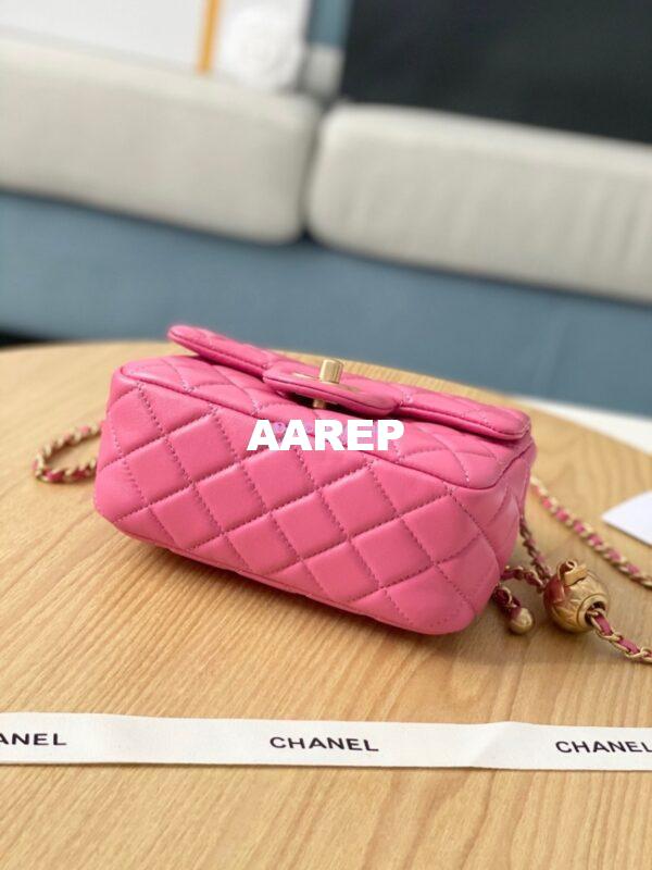 Replica Chanel Lambskin Flap Bag AS1786 Pink 11