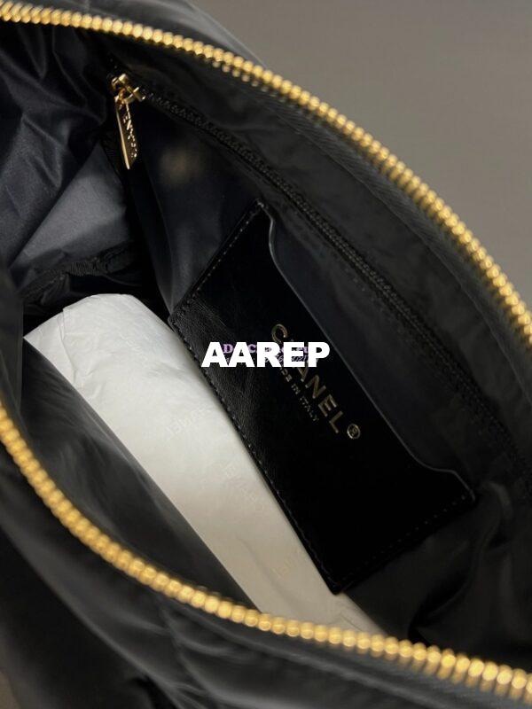 Replica Chanel 24N Coco Neige Hobo Bag Velvet Nylon AS5054 Versatile Ski Limited Collection 10