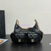 Replica Chanel 25C Long Vanity With Chain Grained Calfskin AP4407 Black