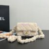 Replica Chanel 25C Pochette Avec Chain in Shiny Grained Calfskin AP4386 Black (Limited Edition) 2