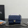 Replica Chanel 24K Mini Camera Case Shiny Lambskin AS5190 Dark Beige