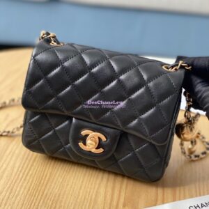 Replica Chanel Lambskin Flap Bag AS1786 Black 2