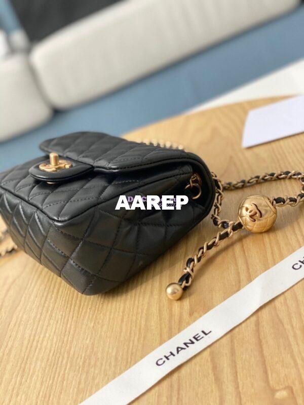 Replica Chanel Lambskin Flap Bag AS1786 Black 3