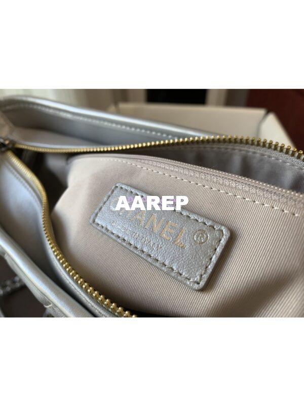 Replica Chanel Gabrielle Hobo Bag Metallic Silver A91810 18