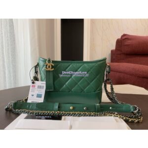 Replica Chanel Gabrielle Hobo Bag Green A91810
