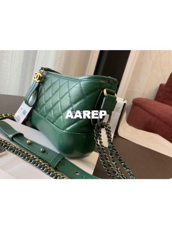 Replica Chanel Gabrielle Hobo Bag Green A91810 4