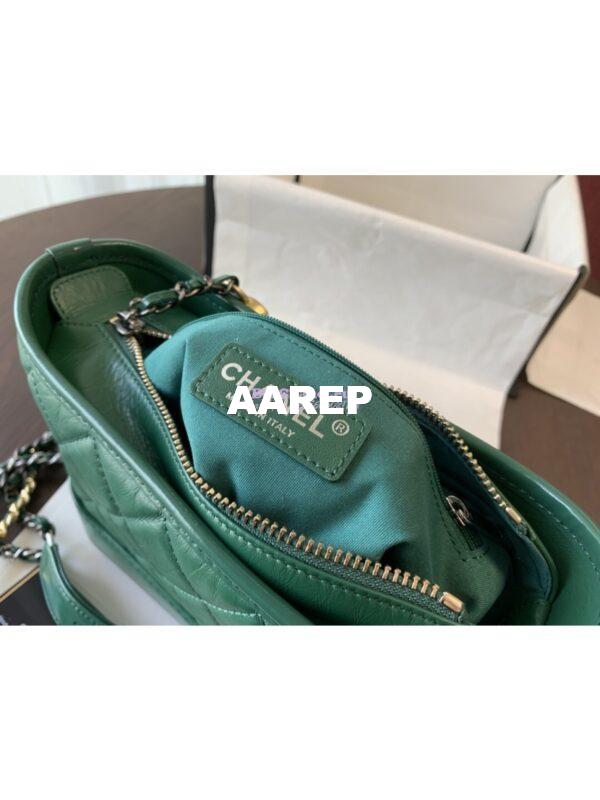 Replica Chanel Gabrielle Hobo Bag Green A91810 7