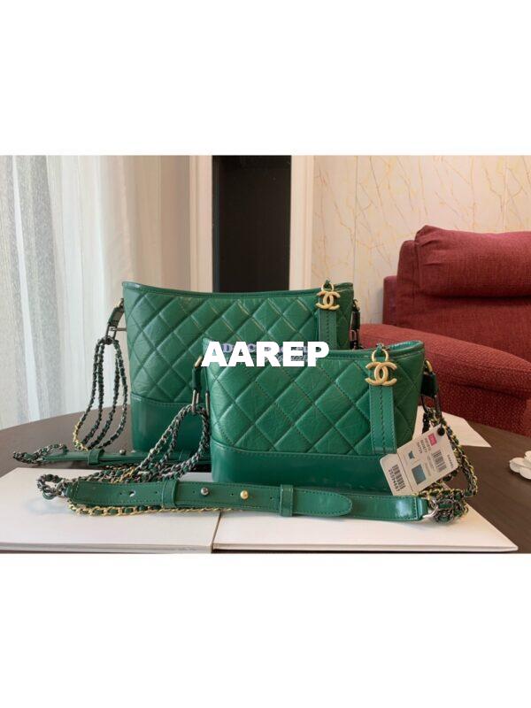 Replica Chanel Gabrielle Hobo Bag Green A91810 8