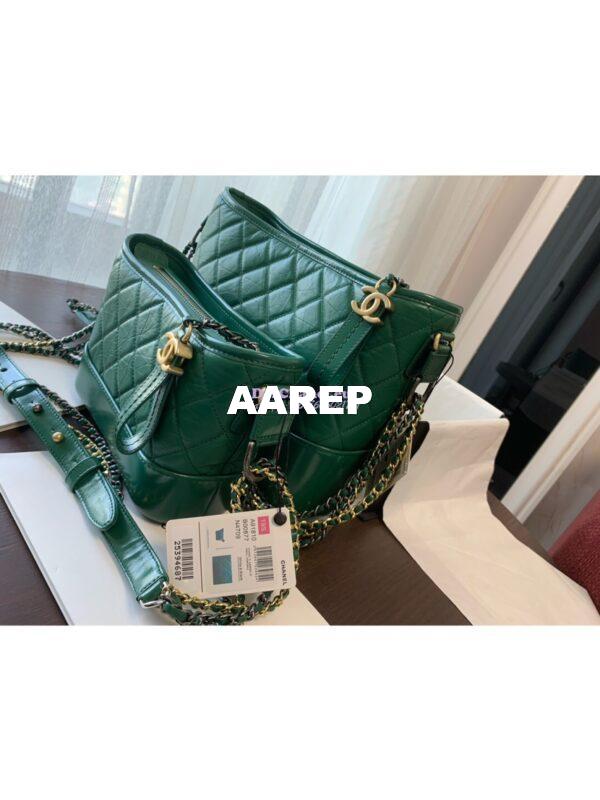 Replica Chanel Gabrielle Hobo Bag Green A91810 9