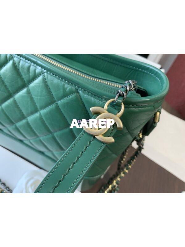Replica Chanel Gabrielle Hobo Bag Green A91810 11