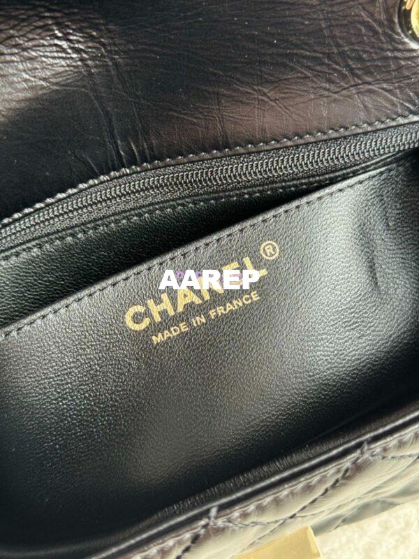 Replica Chanel Reissue 2.55 Small Flap Bag in Aged Calfskin in Black 9