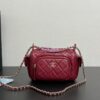 Replica Chanel 24P Medium Camera Case Shiny Crumpled Lambskin AS5156 Black