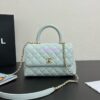 Replica Chanel Shearling Lambskin Small Flap Bag AS5193 Ecru