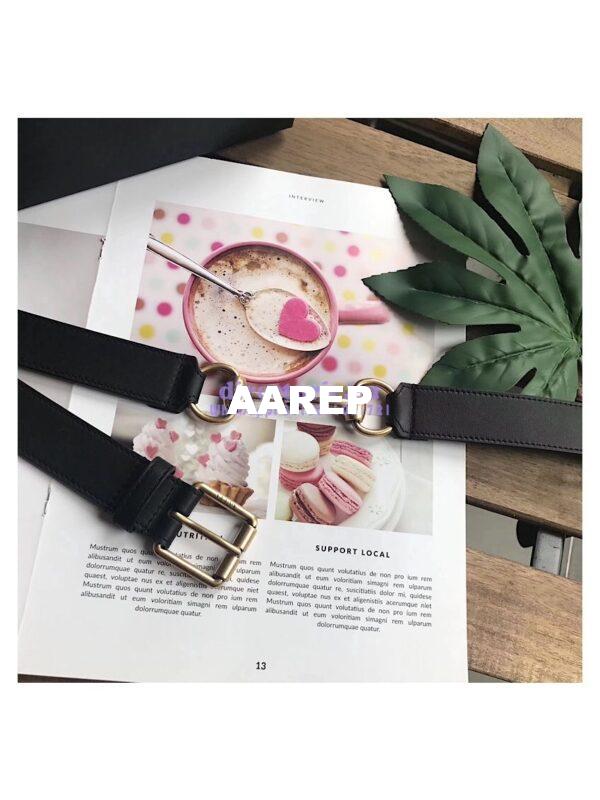 Replica Gucci Leather belt with Horsebit 488939 4