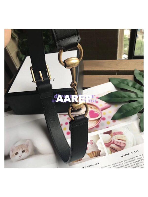 Replica Gucci Leather belt with Horsebit 488939 5