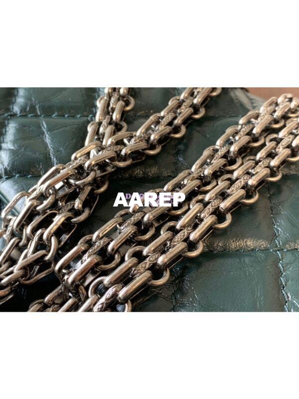 Replica Chanel Reissue 2.55 Classic Flap Bag in Aged Calfskin Green 5