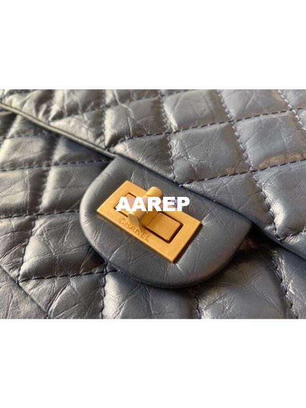 Replica Chanel Reissue 2.55 Classic Flap Bag in Aged Calfskin Blue 26