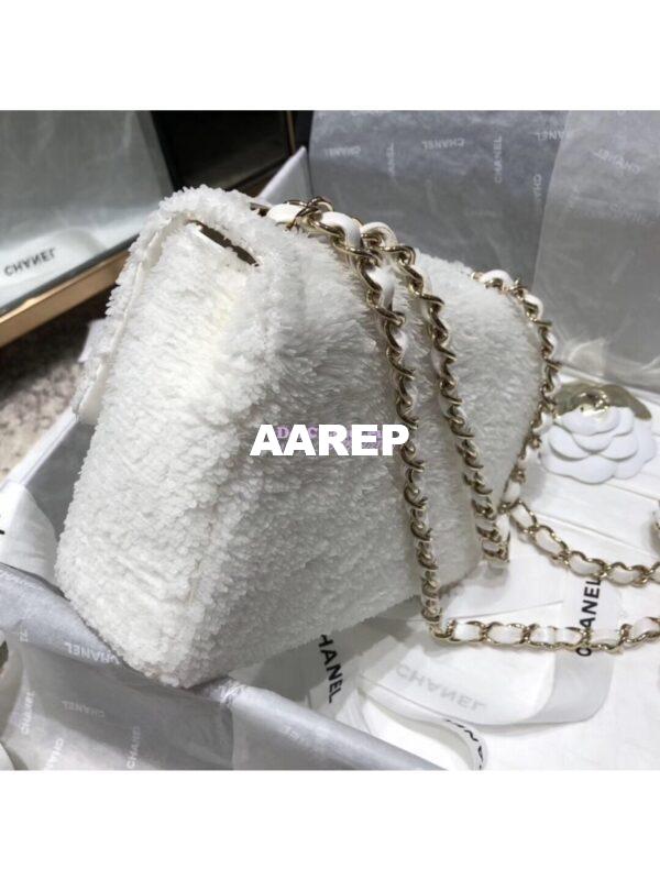 Replica Chanel Sequins White Flap Bag AS1126 7