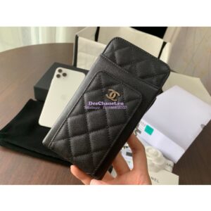 Replica Chanel Classic Clutch With Chain Grained Calfskin AP0990 Black 2
