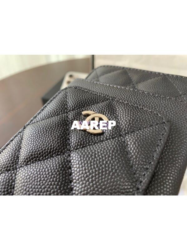 Replica Chanel Classic Clutch With Chain Grained Calfskin AP0990 Black 5