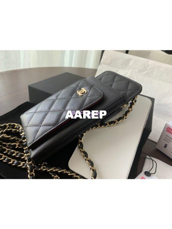 Replica Chanel Classic Clutch With Chain Grained Calfskin AP0990 Black 15