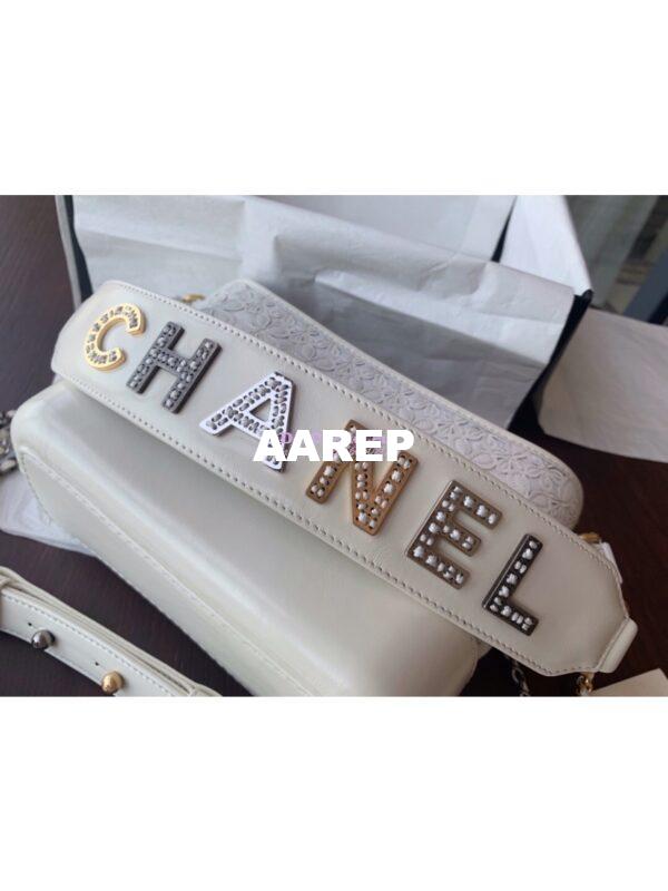 Replica Chanel 19s Gabrielle Hobo Bag White AS0865 6