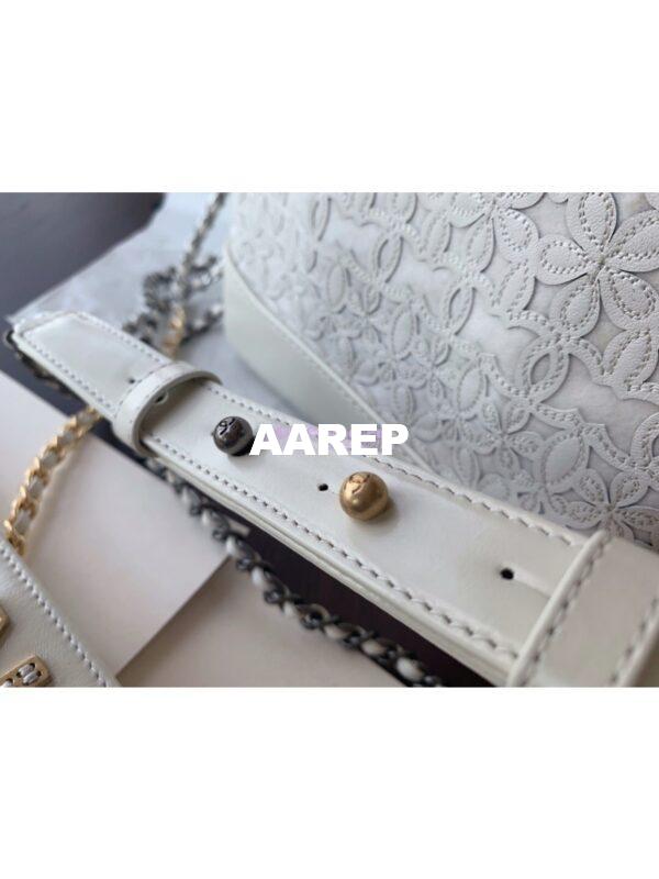 Replica Chanel 19s Gabrielle Hobo Bag White AS0865 7