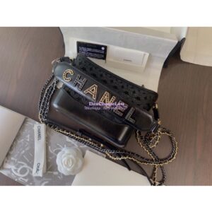 Replica Chanel 19s Gabrielle Hobo Bag Black AS0865 2