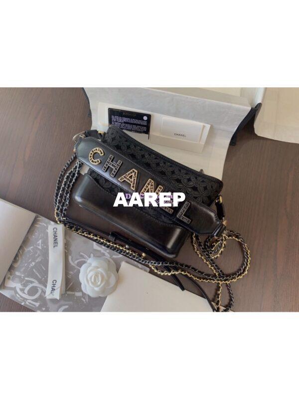 Replica Chanel 19s Gabrielle Hobo Bag Black AS0865 4