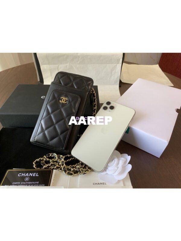 Replica Chanel Classic Clutch With Chain AP0990 Black 3