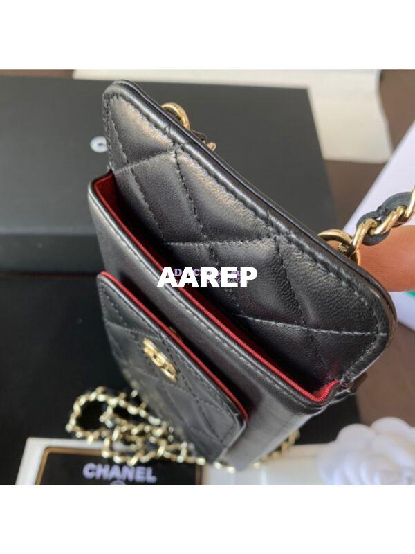 Replica Chanel Classic Clutch With Chain AP0990 Black 7