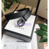 Replica Gucci Leather belt with interlocking G 368186 2