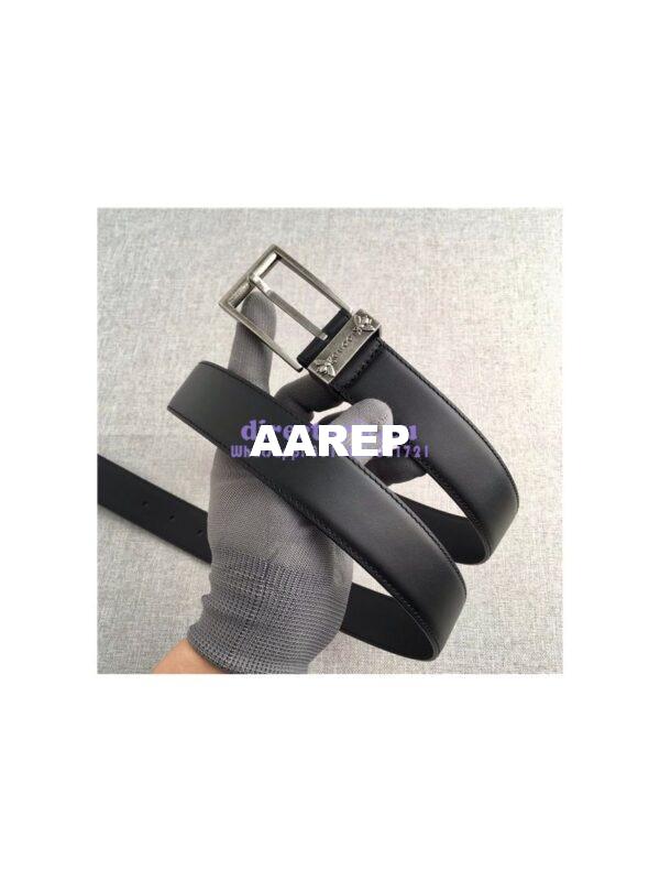 Replica Gucci Leather belt with bees 495122