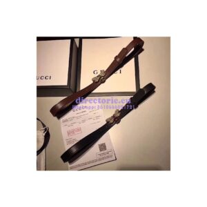Replica Gucci Queen Margaret leather belt 476452