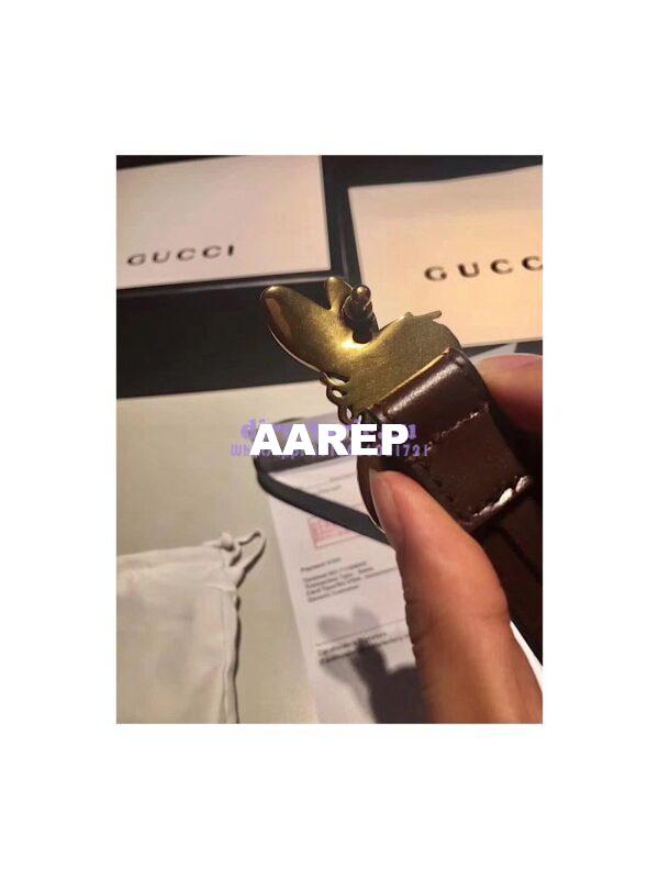 Replica Gucci Queen Margaret leather belt 476452 9