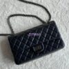 Replica Chanel Reissue 2.55 Large Classic Flap Bag in Aged Calfskin in Black 1113 2
