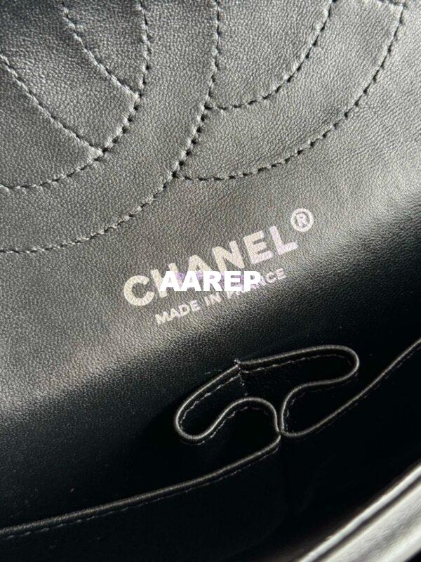 Replica Chanel Reissue 2.55 Classic Flap Bag in Aged Calfskin in All Black 8