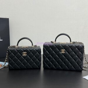Replica Chanel 24K Limited Edition Box Bag Lambskin AS5168 Black