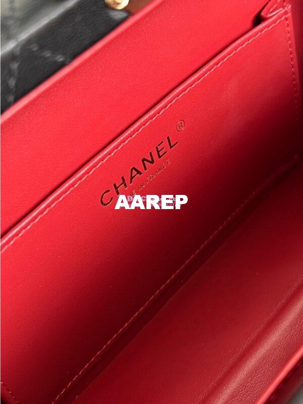Replica Chanel 24K Limited Edition Box Bag Lambskin AS5168 Black 7