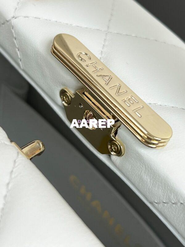 Replica Chanel Small Box Bag Lambskin AS5167 White 5