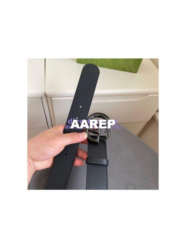 Replica Gucci Black GG Marmont Leather Belt 400593 16