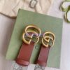 Replica Gucci GG Belt with Double G Buckle 625839 White 2