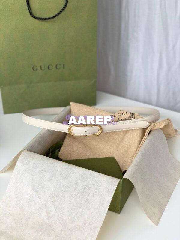 Replica Gucci Jackie Thin Leather Belt 649492 10