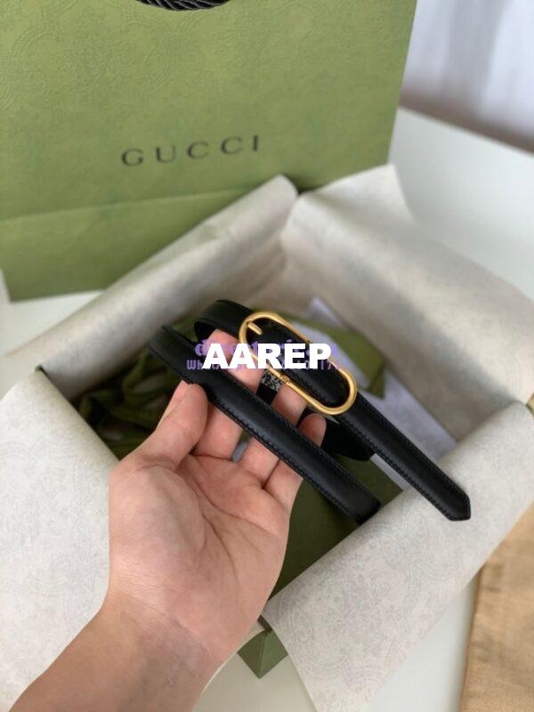 Replica Gucci Jackie Thin Leather Belt 649492 13