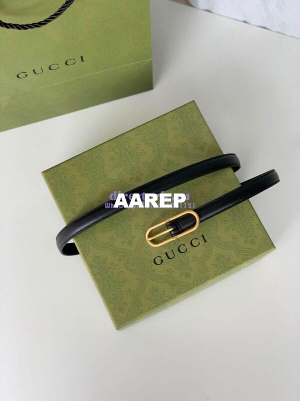 Replica Gucci Jackie Thin Leather Belt 649492 14