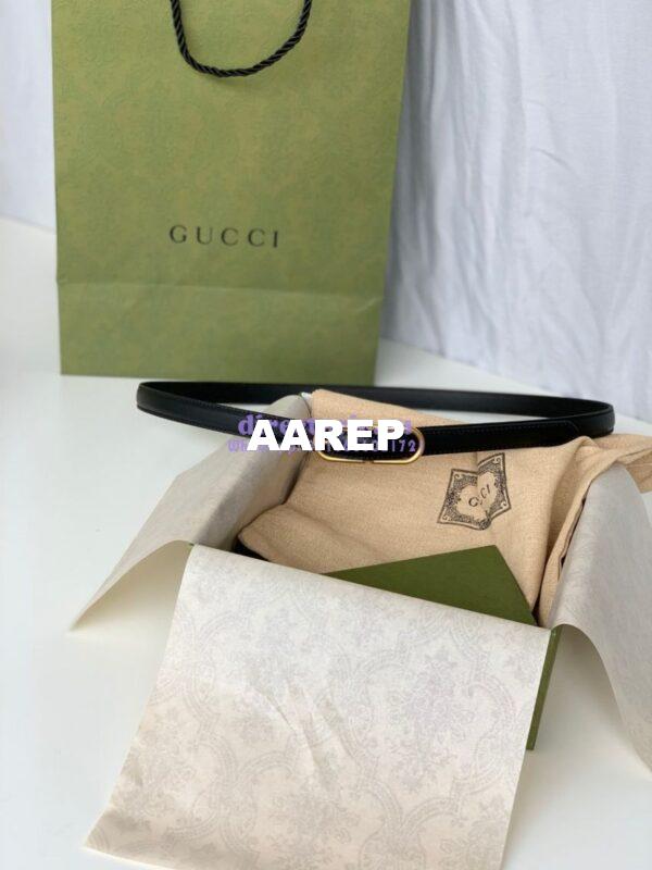 Replica Gucci Jackie Thin Leather Belt 649492 15