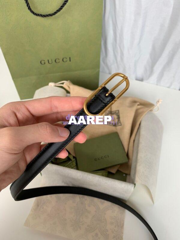 Replica Gucci Jackie Thin Leather Belt 649492 16