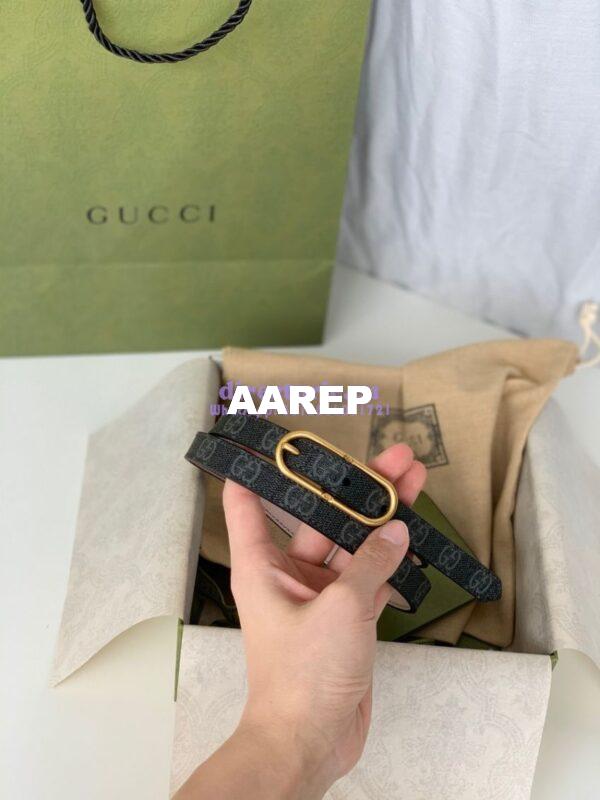Replica Gucci Jackie Thin Leather Belt 649492 18